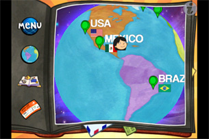 Whole Wide World iPhone iPad educational app by Fingerprint Network