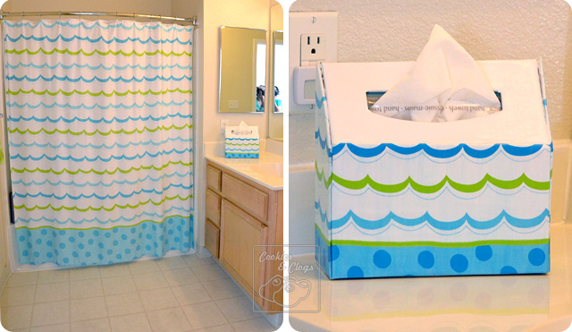 DIY Kleenex Hand Towel Decorative Box Holder Cover Tutorial