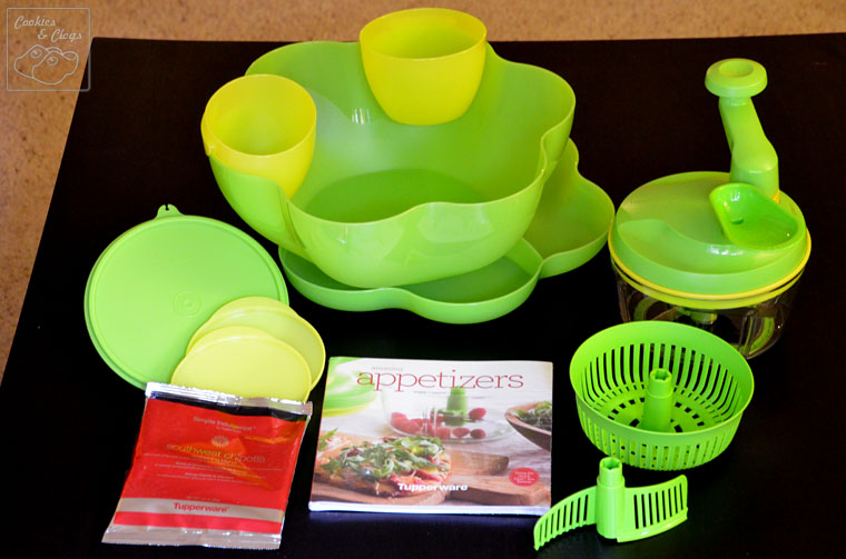 Perfect 2013 Super bowl Party with Tupperware Salsa Complete Set