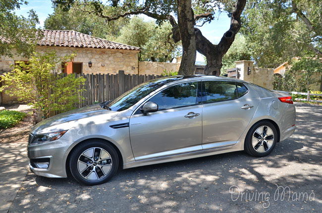 2013 Kia Optima Hybrid 4-Door Sedan with Spoiler