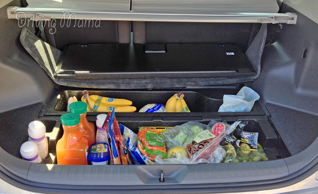 2014 Toyota Prius v Family Hybrid Review - Cargo Compartments