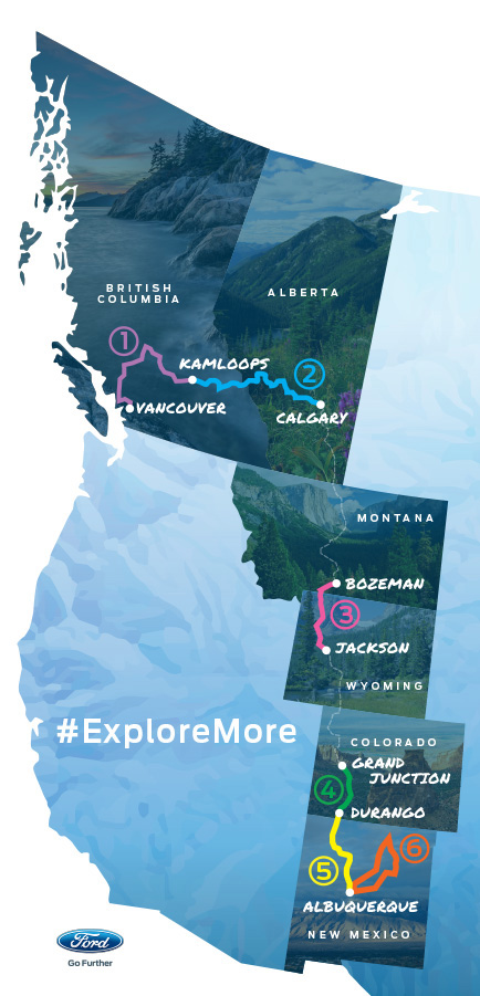 Cars | Travel | The 2016 Ford Explorer Platinum will be launched during the Platinum Adventure Tour through Canada and the U.S. Join me from Kamloops to Calgary via Banff and Glacier National Park. Follow hashtag #ExploreMore