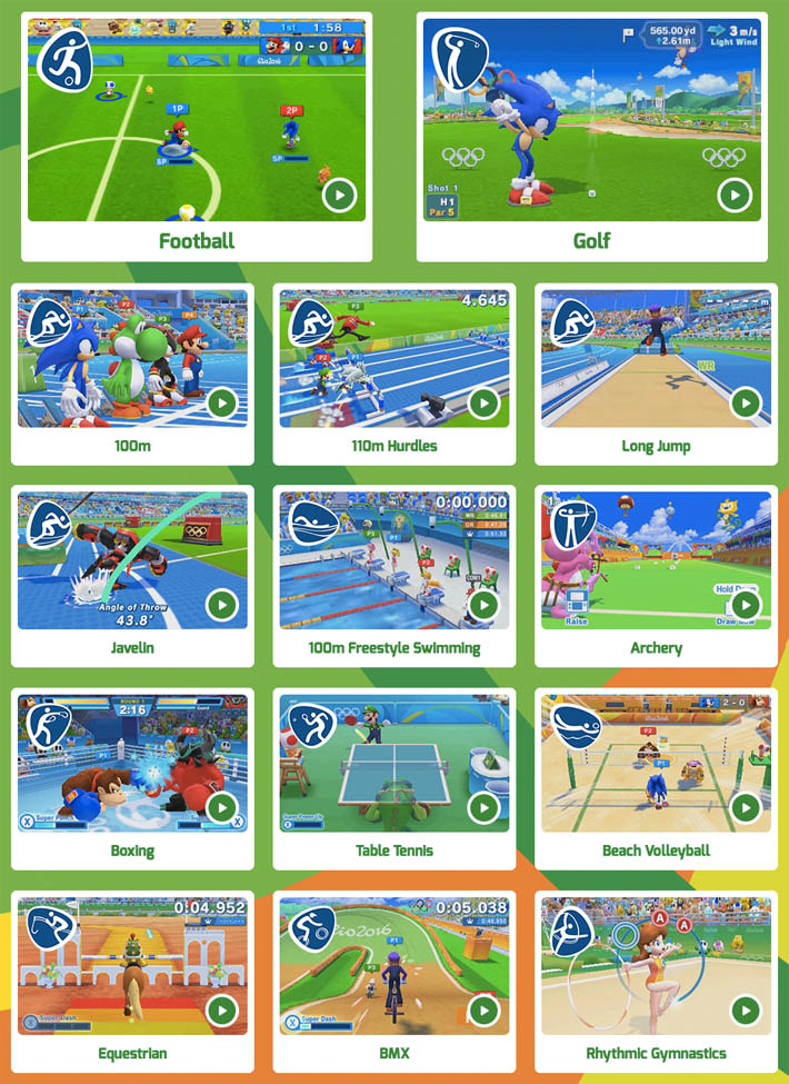 Technology | Video Games | Mario & Sonic at the Rio 2016 Olympic Games is a great sports game made up of mini games featuring some of your favorite video game characters. Train with Mario’s gym or Sonic’s and go for the gold in story mode, play individual events, or play with friends. See if it is too hard, competitive, repetitive, or none of the above.