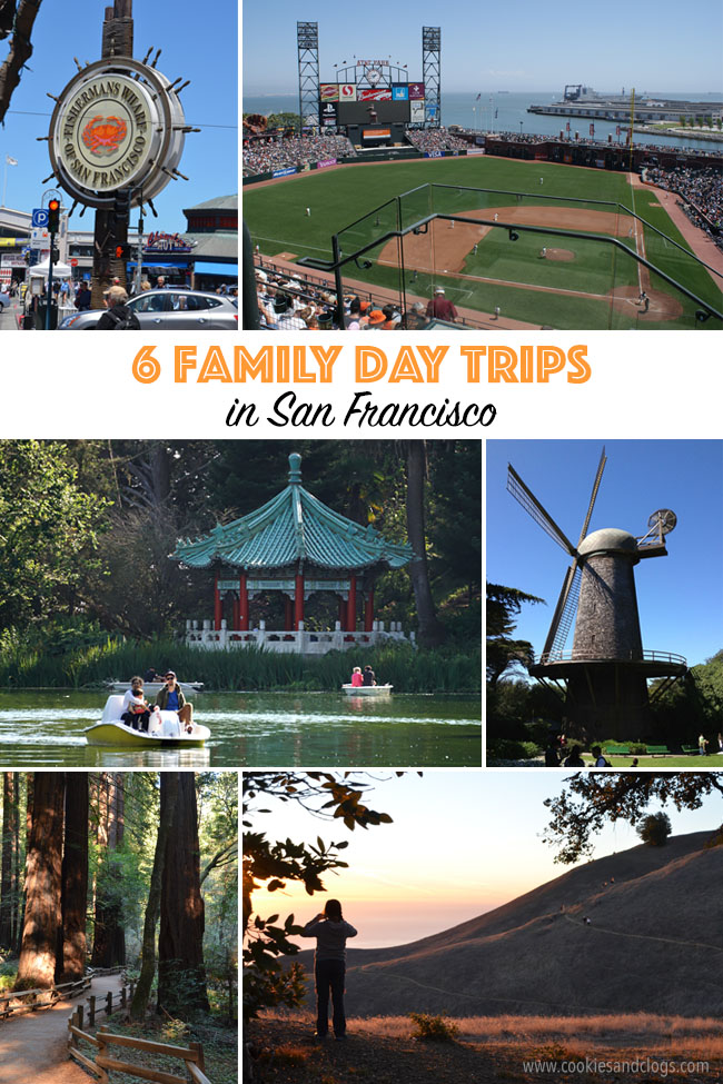 Cookies & Clogs | Travel | Looking for things to do in San Francisco with the family? Try these six day trips to see different parts of the city including Fisherman's Wharf, Chinatown, the Presidio, Muir Woods, and more.