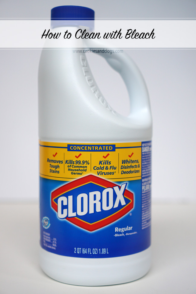 Cookies & Clogs | Many would like to know best practices of cleaning with bleach. Here's some expert advice of how to use Clorox bleach for cleaning, sanitizing, and for laundry.