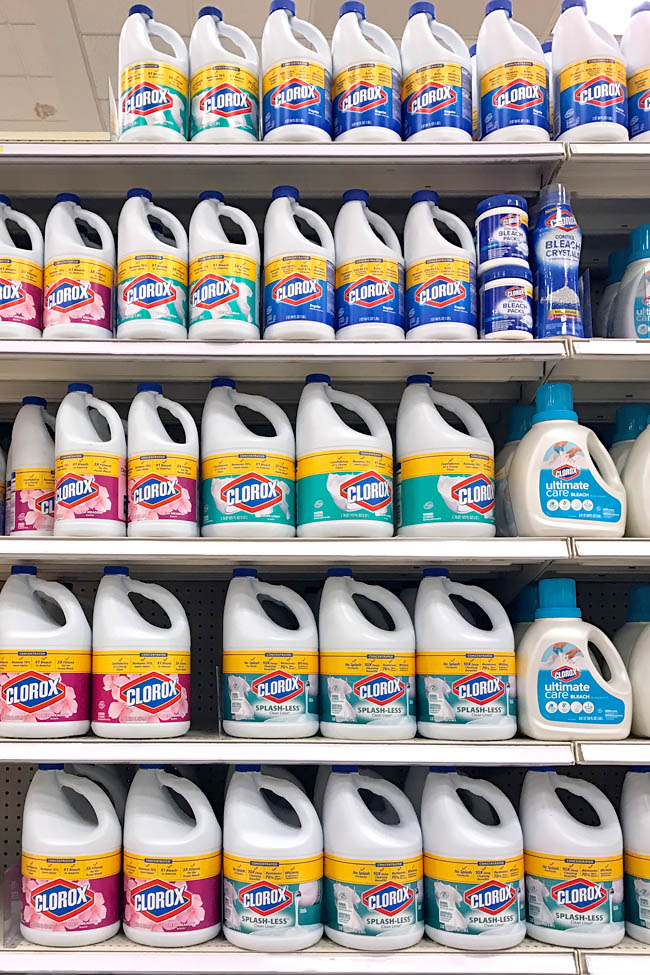 Cookies & Clogs | Many would like to know best practices of cleaning with bleach. Here's some expert advice of how to use Clorox bleach for cleaning, sanitizing, and for laundry.