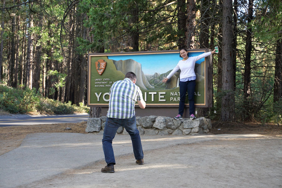 Cookies & Clogs | Finding family lifestyle blogs is easy. But, it's hard to find parenting tips and advice for raising teenagers. Why? Here's our experience of why it's so hard to write about parenting teens. Family at Yosemite sign.