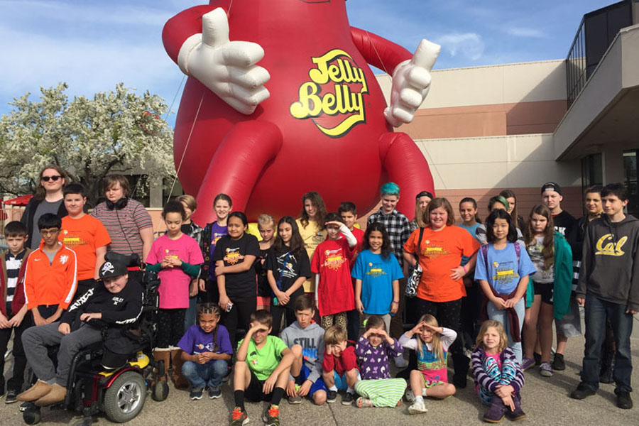 Connections Academy of California virtual school field trip to Jelly Belly Factory
