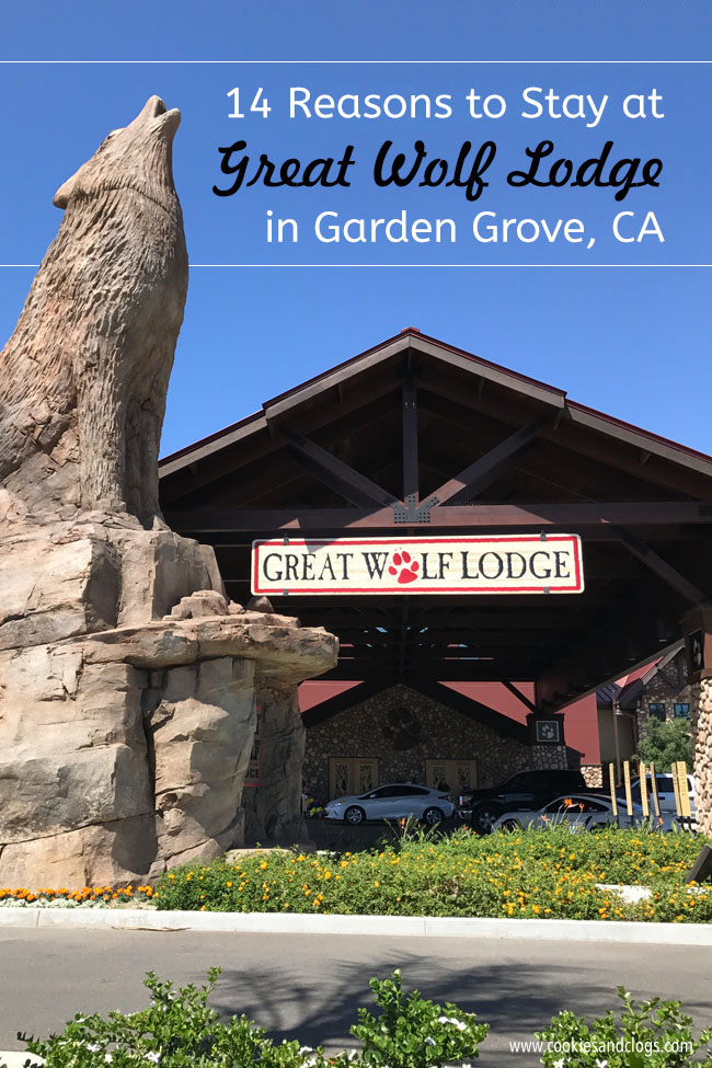 Cookies & Clogs | Great Wolf Lodge in Garden Grove, CA indoor water park review with information on activities, dining, lodging, shopping, and more.