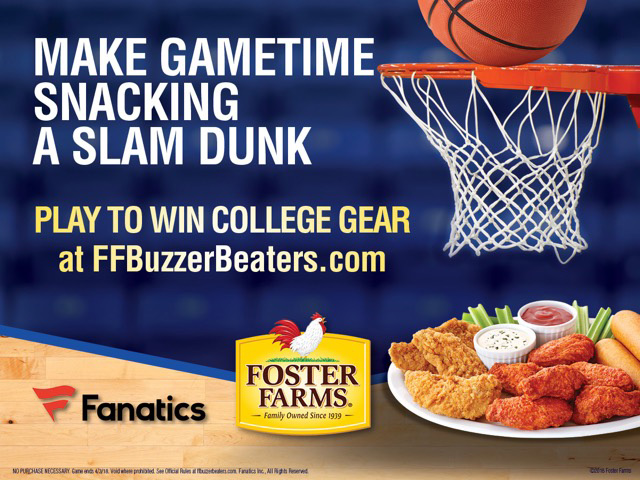 College Basketball Party Snack Ideas & Game Day Decorations — Foster Farms Buzzer Beaters