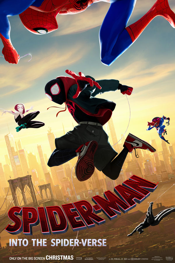 Sony Pictures and Marvel Spider-Man: Into the Spider-Verse movie review. Poster.